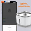 Cat Water Fountain, 2.5L/84oz Tuya Smart App Pet Water Fountain,Automatic Water Dispenser for Cats Inside with SUS304 Bowl