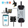Smart WiFi Garage Door Opener Receiver - AC/DC Compatible, Tuya/SmartLife APP Control for Swing & Sliding Gates