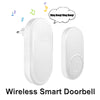 Smart Home Wireless Doorbell Welcome Chime 433MHz Door Bell Reminder Device 32 Songs Melodies Alarm Adjustable Volume US EU Plug