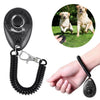 Dog Training Clicker Pet Cat Plastic New Dogs Click Trainer Aid Tools Adjustable Wrist Strap Sound Key Chain Dog Supplies