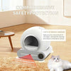 Smart Litter Box Automatic Self-Cleaning Cat Toilet - Electric Large-Sized Cat Sand Box with AI Remote Control