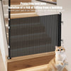 Indoor Retractable Pet Safety Gate Baby Barrier Plastic Mesh Fence Stair Barrier for Dog Kitten Prevent Crawl