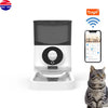 Smart WIFI 6 Meals  APP Remote Timed Feeding Cat Small Animals Automatic Pet Food Dispenser Feeder With 2 Ice Packs