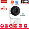 Smart Life 5MP Wifi PTZ Secuity Camera Indoor 2 Way Audio Wireless CCTV Surveillance IP Cam Tuya One Touch Call Baby Monitor Cam