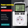 European And US Plug-in Power Metering Socket, Smart Metering Socket, Non-Backlit Voltage And Ampere Meter