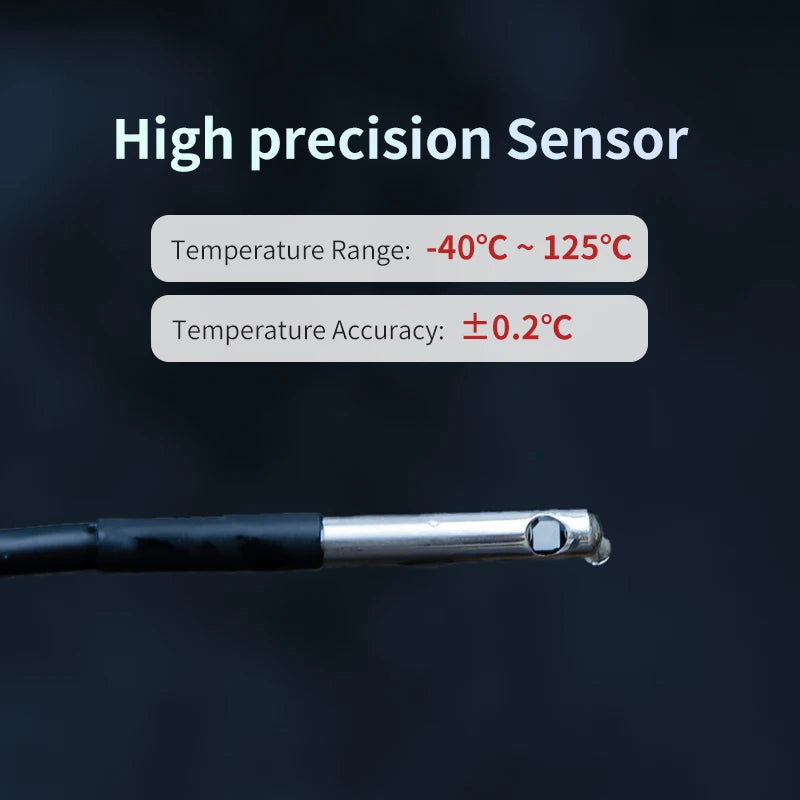 Wireless WiFi Temperature/Humidity/Dewpoint/VPD sensor Thermometer/Hygrometer monitor Refrigerator Freezer Fridge Alarm Alerts