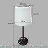 Smart Solar Table Lamp LED White Night Lights for Indoor Desk Outdoor Garden Household - Solar Powered Reading Light