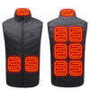 21 Heated Vest Zones Electric Heated Jackets Men Women Sportswear Heated Coat Graphene Heat Coat USB Heating Jacket For Camping