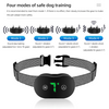 Smart Automatic Anti Barking Dog Collar Electronic Training Collar HD Digital Display IP67 Rechargeable Electric Bark Stopper