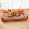 Summer Cooling Square Cat Bed for Dogs Comfortable Soft Small Cat Mat Elastic Cat Bed for Large Pet Cushion