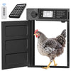 Large Size Automatic Chicken Coop Door Solar - Powered Auto Chicken Door Opener, Automatic Chicken Door with Timer/Light Sensor