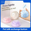 Voice Recording Button Pet Toys Dog Buttons for Communication Pet Training Buzzer Recordable Talking Button with Mat