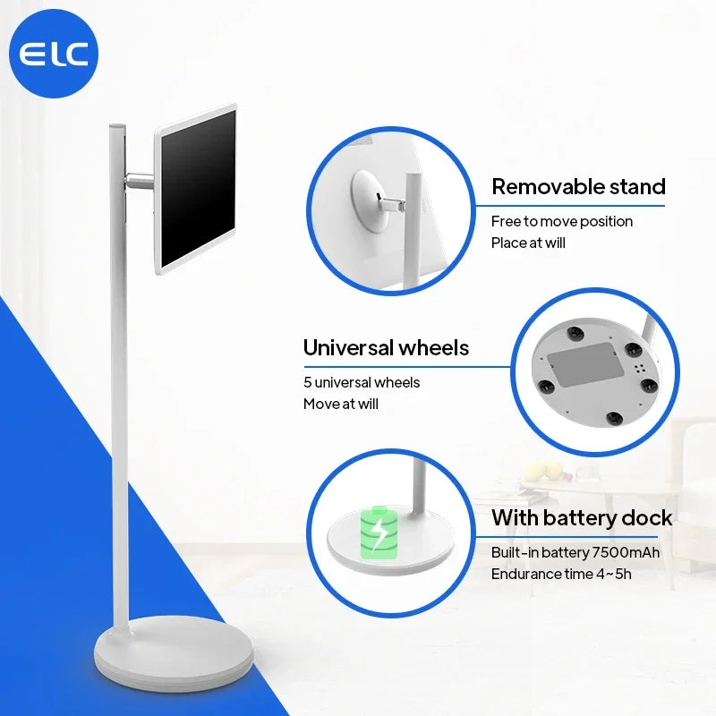 Versatile Tablets 24 Inch Smart Screen IPS Display Android 12.0 OS Smart Standing Tablet With NFC POE USB WIFI 6