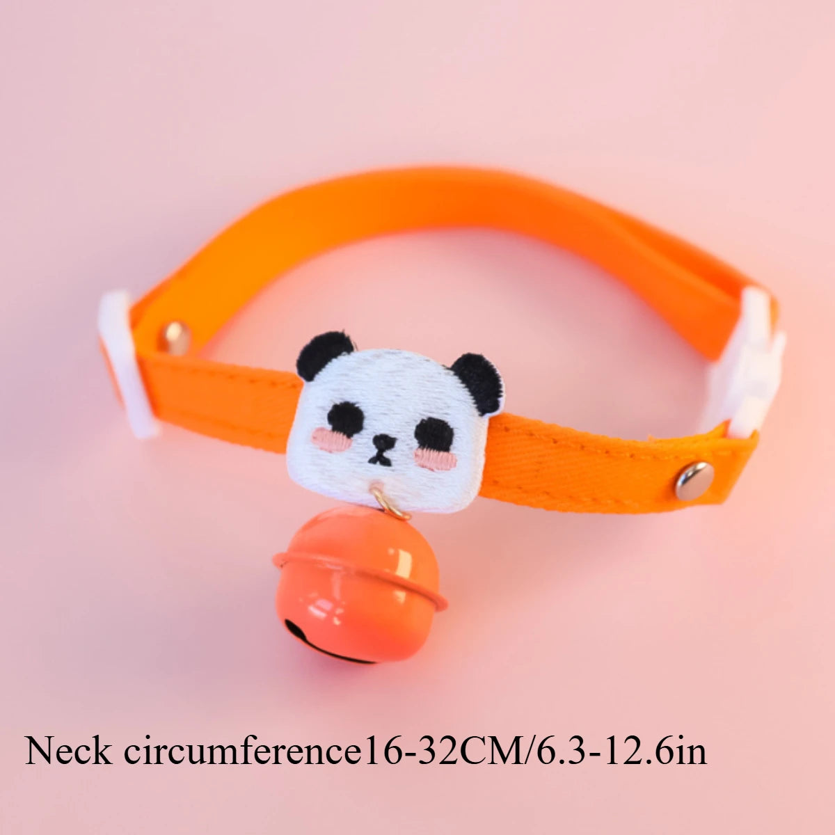 Super Cute Cotton Cat Collar Anti-choking Safety Buckle Adjustable Pet Collars Rabbit/frog/Panda Big Bells Cats Accessories