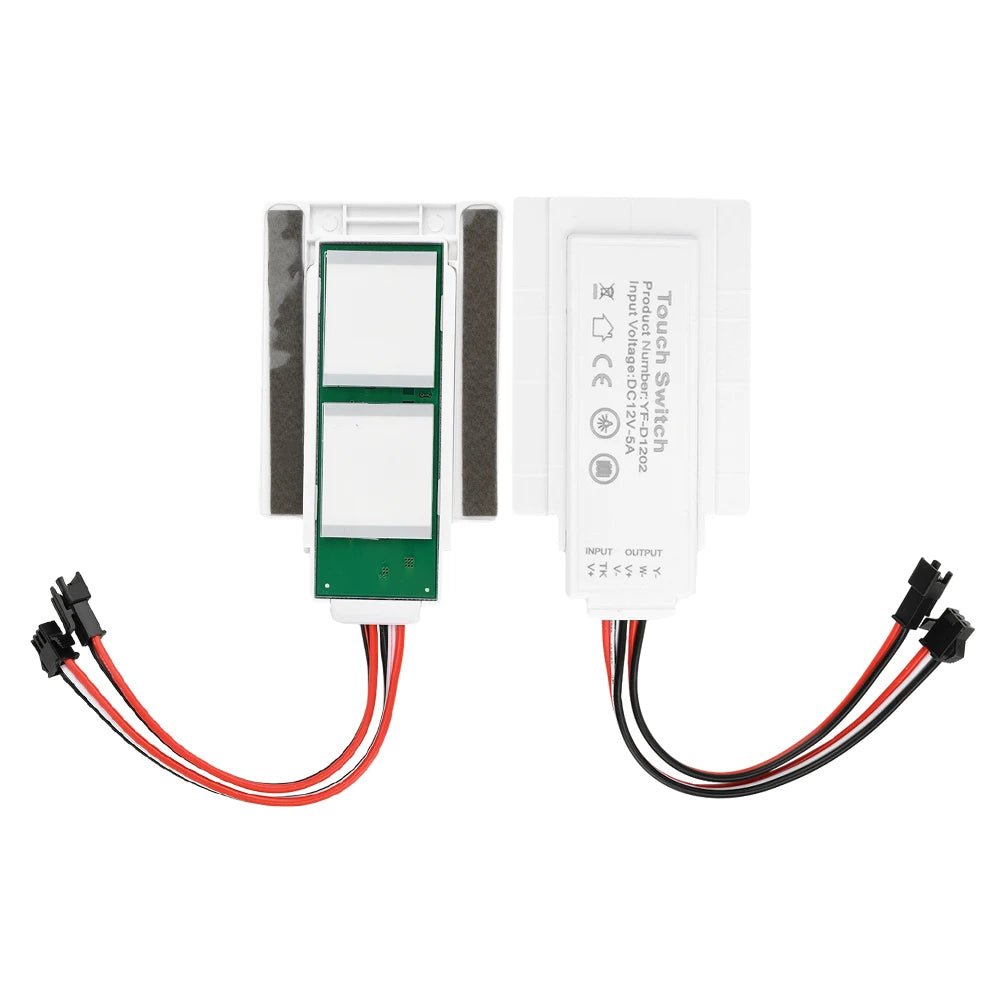 Smart Inductive Dimmer Switch 12V 5A 60W LED Double Key Touch Defogger Switches for Bathroom Mirror