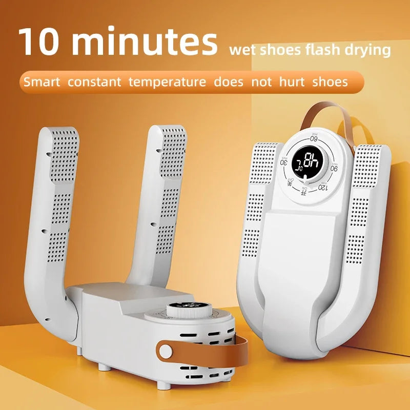 Intelligent Timer Shoe Dryer  Adjustable Dryer Quick Drying Deodorizing Sterilizing Shoe Dryer Household Shoe Warmer Heater