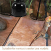 Heat Lamp Shade for Lizard Emitter Fixture Adjustable Reptile Cover Protector Lamps Anti-scald