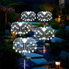 Outdoor LED Solar Patio Lights Waterproof Christmas Decor Firework Ground Socket Lights for Yard Garden Pathway Lawn Street