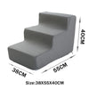 Stairs for Dog Pet 3 Steps Stairs for Small Dog Cat Pet Stairs Puppy Supplies Dog Ladder Ramp Anti-slip Removable