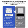 Smart Wireless Light Switch Remote Control for Bedroom/Lazy People, Auto On/Off, Smart Home Device