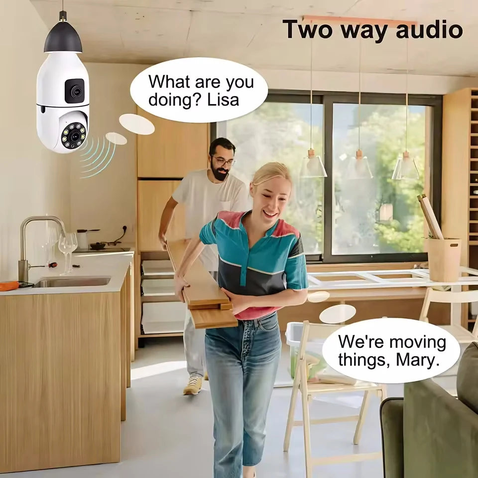 Smart Home Paws 5MP/8MP E27 Bulb Security Camera image 2
