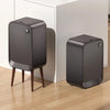 Smart Sensor Trash Can with Tall Foot Design, Large Capacity Covered Paper Bucket, Stylish Waste Bin for Living Room