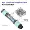 WiFi Water Flow Meter for Garden Hose Smart Water Meter 4 Flow Modes Real-Time Flow Tracking Easy Reading Display Usage Alerts