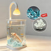 Starter Kit Small Fish Tank Axolotl Tank Tabletop Turtle Tank Goldfish Tank With Light Party Chirstmas Gift Idea For Kids