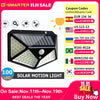 Multifunctional Solar Lamp Outdoor Garden Decoration Solar LED Light Waterproof Sunlight Powered Spotlight with Motion Sensor