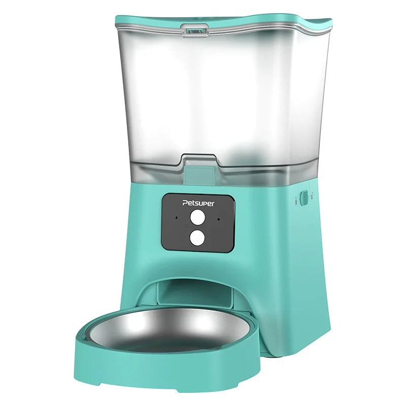 Smart Feeder For Cats Dogs Automatic Moisture-Proof Anti-Jamming Food Dispenser Eco-Friendly Solid Bowls