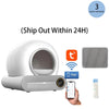 65L Automatic Smart Cat Litter Box Self Cleaning Fully Enclosed Large Cat Toilet Litter Tray