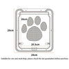 Dog Screen Door Lockable Pet Screen Door, Magnetic Self-Closing Screen Door with Locking Function, Sturdy Screen Door for Dogs