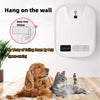 Wall hanging App Control  Smart Pet Food Dispenser  HD Camera with Treat Toss