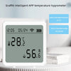 Smart WiFi Temperature and Humidity Sensor LCD Digital Thermometer Hygrometer Zigbee APP Control Temp Monitor for Home Office
