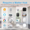 16A/20A EU Smart Plug Power Outlet Matter Smart WiFi Socket Mini Smart Plug for HomeKit SmartThings Works with Siri Alexa