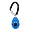 Pet Trainer Dog Training Clicker Pet Cat Plastic New Dogs Click Trainer Aid Adjustable Wrist Strap Sound Key Chain Dog Clicker