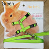 120CM Pet Rabbit Soft Harness Leash WIth Bell Adjustable Traction Rope Accessories for Pet Bunny Chinchilla Guinea Pig Run Walk