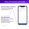 Wifi Temperature And Humdity Sensor Digital External Thermometer Tuya Smart Life App Remote Control Home Automation Residential