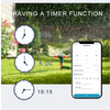 ABJN-Tuya Wifi Indoor Smart Sprinkler Controller Indoor Smart Sprinkler Controller Irrigation System Remote Control 8 Zone EU Pl