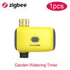 Tuya Smart Zigbee Watering Timer Automatic Drip Irrigation Controller Smart Water Valve Garden Automatic Watering System