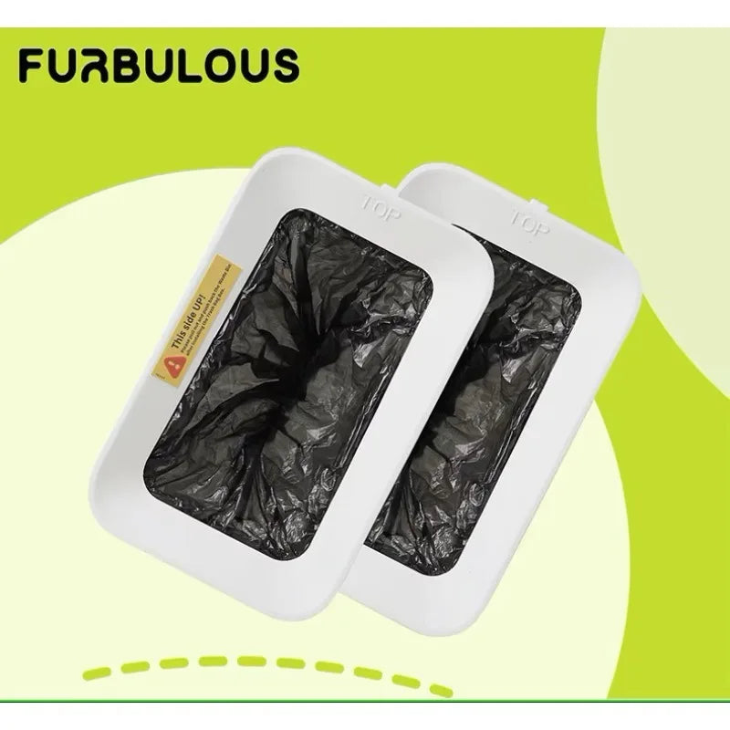 Trash Bag Box Automatic Cat Litter Box Self Cleaning Smart Cat Sandbox Large Capacity Cats Litter Box Accessories Pet Supplies