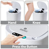 SDARISB Smart Sensor Trash Can Automatic Kicking White Garbage Bin for Kitchen Bathroom Waterproof 8.5-12L Electric Waste Bin