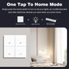 ZigBee Smart Scene Switch 4 Gang 12 Modes Smart Home Push Button Remote Controller Automation Scenario For Tuya Smart Devices