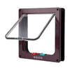 Pet Door with 4 Way Security Lock Door Dog Cat Kitten Flap Puppy Kitten Safety In&out Pet Doors Sliding Door for Pet Safety Door