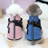 Pet Dog Jacket with Harness Padded Winter Warm Dog Clothes Reflective Puppy Cat Vest Zipper Jacket Pet Down Coat Chihuahua Coat