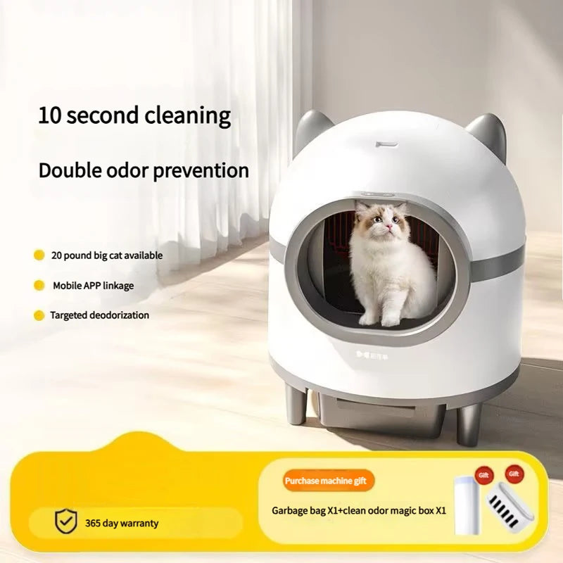 Wholesale Cheap App Self-Cleaning Smart Pet Cat Litter Box Auto Smart Cat Toilet Self Cleaning Cat Litter Box Automatic