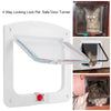 Pet Dogs Cats Door New Safe Lockable Magnetic Screen Outdoor Window 4 Way Locking Gate House Enter Freely Fashion Pretty Garden