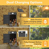 Large Size Automatic Chicken Coop Door Solar - Powered Auto Chicken Door Opener, Automatic Chicken Door with Timer/Light Sensor