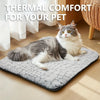 Self-Warming Pet Bed, Energy-Free Thermal Cat Mat, Soft Washable Heating Pad for Cats & Small Dogs, Cozy Winter Sleeper
