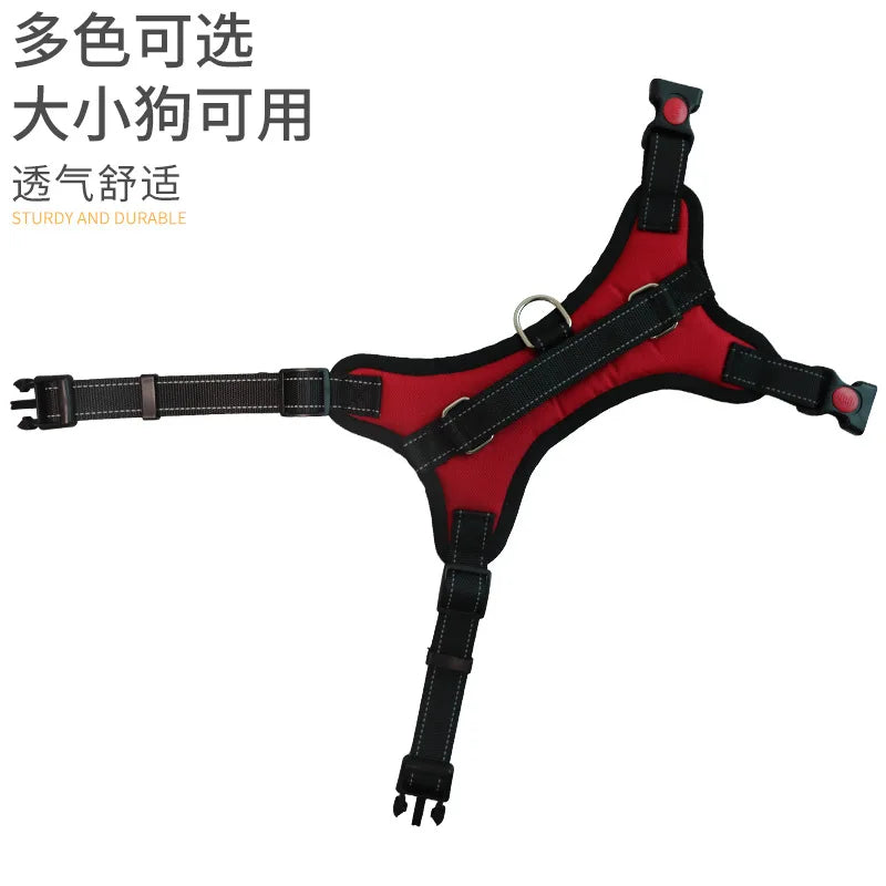 Saddle Dog Harness Reflective Adjustable Pet Harness No Pull Walking Training Small Medium Large Big Dogs Chest Strap Product